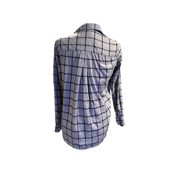 GRAYSON By Frank and Eileen The Hero 100% Cotton Grey/Black Button Up Shirt -XS - Picture 4 of 7